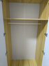 白浅衣柜卧室对开门衣柜实木组合现代简易家用柜子收纳儿童衣柜 120主柜 实拍图
