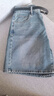 UR2025夏季新款女装复古猫须水洗腰带牛仔短裤UYY850081 实拍图