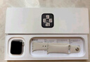 Apple/苹果 Watch SE 智能手表GPS+蜂窝款44毫米银色铝金属表壳丹宁色运动型表带M/L MXHY3CH/B 实拍图