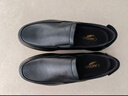 卡帝乐鳄鱼（CARTELO）皮鞋男士头层牛皮软底舒适一脚蹬商务休闲爸爸男鞋 6931 黑色 40  实拍图