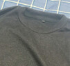 优衣库男女装柔软针织摇粒绒圆领套头衫T恤百搭保暖打底衫470641 03 灰色 2XL /185/112C 实拍图