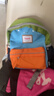 京商（Kyosho）日本小学书包幼儿园小学4-8岁书包儿童背包男女生双肩包透气减负 蓝橘拼色小号（适用幼儿园小班） 实拍图