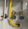 潜水艇（Submarine）大流量角阀全铜主体大流量球阀全开角阀四/4分燃气热水器球阀奶油 10只：6冷4热（1厨2卫套装）枪灰 实拍图
