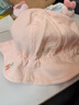 贝娜茜婴儿帽子春秋薄款夏季婴幼儿新生儿盆帽男女宝宝渔夫帽遮阳防晒潮 PM764-粉色 1-18个月（38-47.5CM） 实拍图