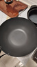 京东京造 有钛炒锅 铁锅炒菜电磁炉燃气灶【健康无涂层】送煎锅 32cm 实拍图