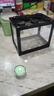桌面鱼缸小型家用积木缸生态缸水族箱斗鱼缸带小夜灯氛围灯摆件 黑色鱼缸一个灯 实拍图
