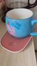 陶瓷杯保温杯垫电热杯垫水杯恒温加热器恒温暖杯器办公室茶座暖奶器保温底座生日礼物女 【少女粉】恒温单杯垫 实拍图