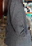 优衣库合作款/男装女装针织茄克/外套夹克西装25秋冬新款480812 08 深灰色 L /175/100A 实拍图