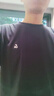 杰克·琼斯（JACK&JONES）25年男装短袖T恤男夏季舒适男士T恤凉感多色半袖纯色水洗不易走形 黑色E40 M 175 实拍图