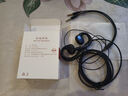 博音台式电脑有线耳机3.5毫米挂耳式耳机有线不入耳笔记本电脑带麦typec接口手机耳麦头戴式游戏 尊贵黑【台式双插口-2.5米】不入耳 实拍图