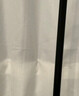 幻影纱窗帘客厅卧室透光不透人隔断纱阳台飘窗遮光布纱窗帘 幻影纱-白色 1.5米宽*1.5米高【挂钩款】一片 实拍图