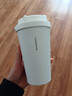 乐扣乐扣（LOCK&LOCK）遇见元气保温保冷咖啡杯弹跳盖男女颜值水杯400ML白色LHC3271WHT 实拍图