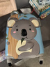 新秀丽（Samsonite）行李箱16英寸拉杆箱灰蓝可爱考拉儿童旅行箱包U22拉链箱登机箱 实拍图