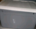 禧天龙塑料收纳箱衣物零食玩具整理箱加厚车载储物箱 41L薄雾蓝 1个装 实拍图