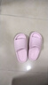 优调负跟鞋女盆骨前倾夏季厚底踩屎感凉拖鞋男款腰椎矫正鞋家居运动 粉色 35-36 实拍图