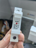 正泰 熔断器 圆筒形 保险丝座保险管加底座芯子 RT28-32 10*38 1P底座（带灯1个）  实拍图