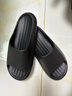朴西男士四季抗菌室内浴室洗澡防滑居家情侣凉拖女 黑色 42-43 实拍图