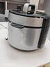 美的电压力锅0涂层高压锅304不锈钢加深不粘双内胆智能预约煮饭煲汤炖肉家用多功能大容量微压电饭煲 【健康0涂层 少盐提鲜】 5L 实拍图