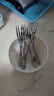 广意不锈钢水果叉5支装蛋糕叉甜品月饼叉点心叉家用餐厅小叉子GY7531 实拍图