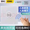国际电工 86型开关面板暗装感应声控光控开关220v楼道声光控延时 白色-500W二线声光控开关 实拍图