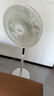 美的（Midea）【幸运草安睡1S】一级能效直流变频声控电风扇家用遥控卧室静音落地扇台式桌面抗菌大风力转页扇 实拍图
