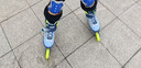 迪卡侬（DECATHLON）儿童轮滑鞋初学者轮滑鞋套装可调节舒适透气溜冰鞋体育课必备 太空旅行款 29/32（脚长18.5-20.0cm） 实拍图