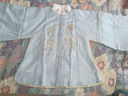 重回汉唐溶溶月竖领对襟袄马面裙套装原创明制汉服女款秋冬款 浅蓝色竖领对襟袄/预售 付款45天 XL 实拍图
