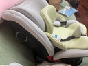 路途乐儿童安全座椅0-4岁汽车用可坐躺360度旋转宝宝椅途趣-尊享版绿 实拍图