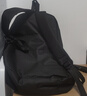 双肩包男士简约大容量电脑背包女休闲日系初中生高中大学生书包男 黑色（单包无挂件） 实拍图
