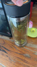 富光男女士双层玻璃杯 高硼硅玻璃304茶隔水杯子 带茶隔泡茶杯500ml 实拍图