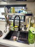 佳帮手新款厨房水槽置物架不锈钢水槽架沥水架碗碟架碗盘收纳架单层长65 实拍图