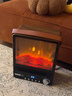 WeWarm【变频恒温＋APP互联】壁炉取暖器家用暖风机仿真炭火电暖器室内外大面积速热冷暖风机1908AWT 实拍图