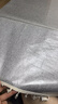 无印良品餐桌布防水防烫桌布纯色台布茶几布长方形书桌盖布140*180素灰 实拍图