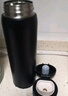 京东京造保温杯 水杯男女 316不锈钢【一键弹盖】礼物送老师黑色480ml 实拍图