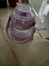 恩尔美（nRMEi）大肚杯玻璃杯大容量吸管泡茶耐高温高颜值夏网红水杯女便携24新款 凝香紫1200ml【双饮+茶仓+背带】 实拍图