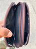 手机包腰包男7.5寸穿皮带手机袋牛皮单双层多功能通用腰包 17cm 实拍图