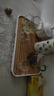 忆壶茶（YIHUTEA）茶盘托盘家用茶台带排水小型沥水储水实木功夫托盘泡茶具竹茶托 大号茶盘（白色）36.5*24cm 实拍图