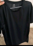 京东京造夏季男士跑步系列运动短袖男暴汗速干呼吸T恤 黑色 实拍图
