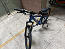 喜德盛（xds）小王子青少年铝合金山地自行车禧玛诺7速24英寸9-15岁学生单车童 蓝/银24寸|建议身高135-155 禧玛诺7速 实拍图