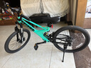 EROADE德国儿童自行车超轻变速山地车中大童男女生6岁以上镁合金双减震 比安绿【镁合金造】shimano变速 22寸-适合身高135-150cm 实拍图