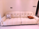 冬熊棉花糖真皮沙发法式奶油风客厅小户型轻奢白色钢琴键云朵沙发 【四人位2.8米】 头层真皮【旗舰版】凝胶记忆棉+6CM紫罗兰 实拍图