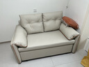 芝华仕（CHEERS）布艺沙发床一体两用客厅2025新小户型直排芝华士6305白双 实拍图