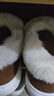 大嘴猴（paul frank）棉拖鞋男舒适情侣毛绒厚底棉鞋包跟外穿保暖棉靴深咖44-45PF172 实拍图