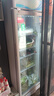 澳柯玛310升风冷立式单门商用展示柜冷藏饮料茶叶保鲜柜 啤酒冷饮玻璃门冰柜一级能效 SC-310W白色 实拍图