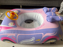 swimbobo婴儿游泳圈 卡通儿童游泳圈 粉色小车宝宝坐艇游泳装备坐圈K2004 实拍图