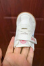 泰兰尼斯秋季学步鞋男宝宝鞋子女童婴儿鞋透气软底机能鞋白粉20码 实拍图