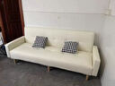 广益润广东佛山可折叠科技布沙发床一体两用客厅卧室简易出租屋用小户型 [棉麻款]浅灰色+米白 200cm 展开当床200CM[含扶手无抱 实拍图