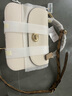 COACH蔻驰女包奢侈品女士大牌包包手提单肩斜挎包 皮革白色C1560IMCAH 实拍图