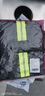 阿蒂亚 牛津布前后双反光条长款安保工地安全防暴雨大褂雨衣 均码 实拍图
