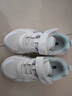 鸿星尔克（ERKE）童鞋中小童女童常规慢跑鞋儿童运动鞋64122120096橡芽白/璎珞紫30 实拍图